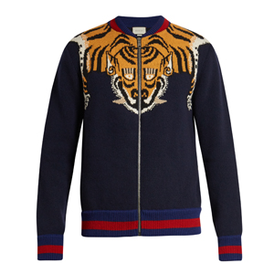 Tiger knit jumper